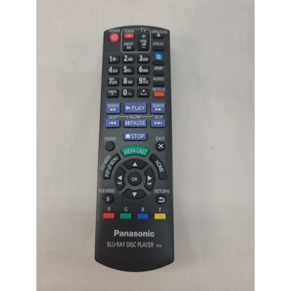 Genuine Panasonic N2QAYB000574 Blu-Ray Player Remote Control IR6